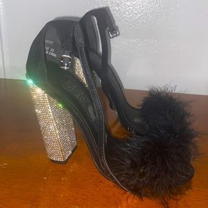 CHARLOTTE RUSSE rhinestone heels